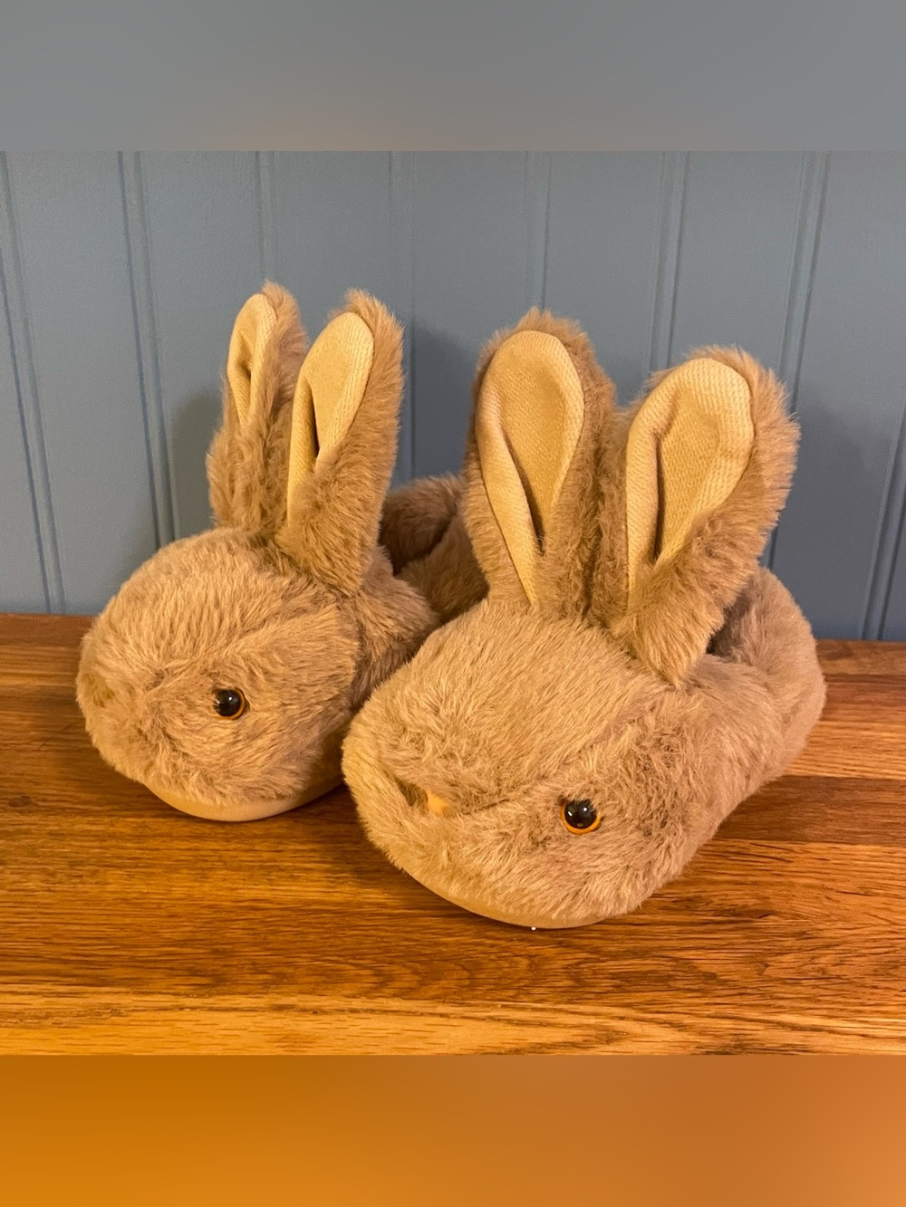 Fuzzy Bunny Children’s Slippers (10C)